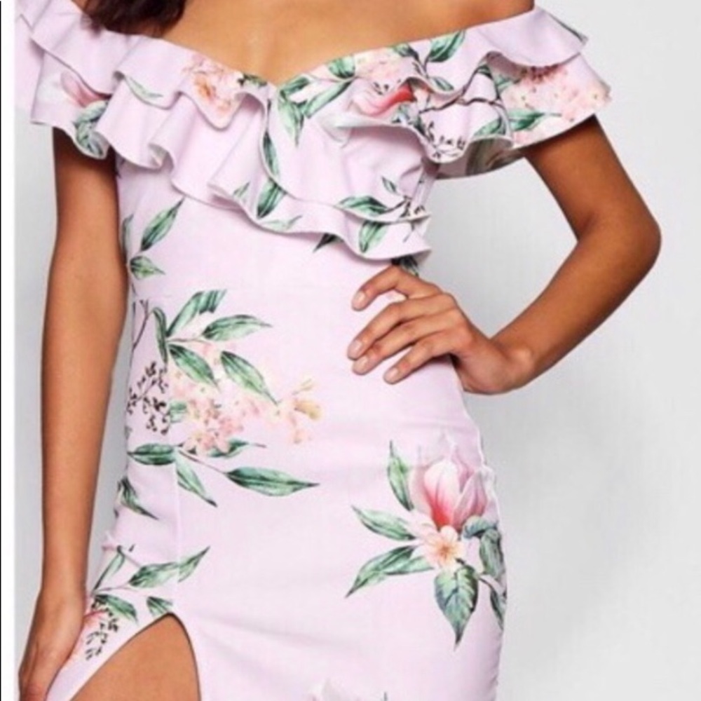Boohoo Bardot Dress